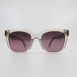 Maui Jim MJ 739-06B 53mm HELICONIA Clear/Maui Rose Gradient-Polarized Sunglasses